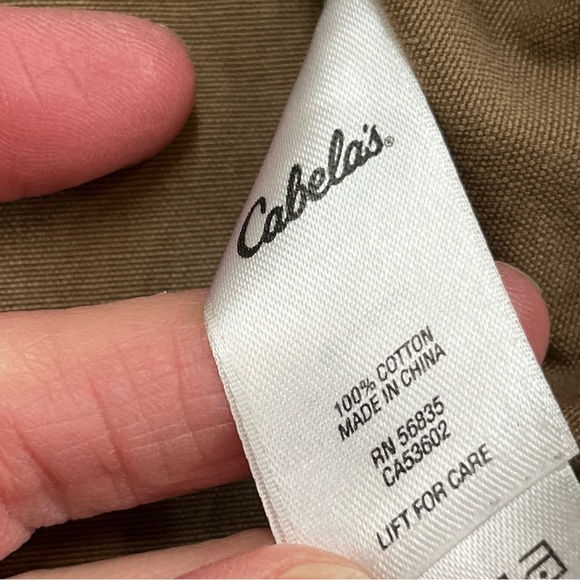 Cabela’s Thick Cotton Canvas Shirt Mens 3XL Tall Pockets Work Fishing Chore Barn - Picture 7 of 8